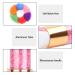 2Pcs Colorful Nail Art Dust Brush Remover for Acrylic & UV Gel Nails with Rhinestone Handle - Buy Online on SooperMarket.com