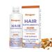 Hair Growth Oil - Hair Supplements For Women with Vitamin B6 Pumpkin Seed Oil For Skincare - Boost Hair Growth For Eyelashes Eyebrows & Dry Damaged Hair Moisturizer Face Hair