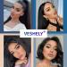 VESHELY Mink Magnetic Eyelashes Kit - 3 Pairs Reusable 3D5D Faux Lashes with Eyeliner | No Glue Needed - Buy Online on SooperMarket.com