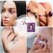 Lower Eyelash Sticker | False Eyelash Stickers - Waterproof Fake Eyelash Ladies Lower False Eyelashes Stickers Lash Temporary 3D Lower Lash - Buy Online on SooperMarket.com