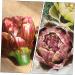 ORFOFE decorate props fake vegetables artificial flower Rose wedding fake artichoke ornament artificial wedding decors Model fake vegetable model artichoke artificial flower - Buy Online on SooperMarket.com
