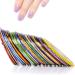 38 Rolls Nail Striping Tape Line Multicolor Rolls Striping Tape Line Nail Art Decoration Sticker Diy Nail Tip Mixed Colors - Buy Online on SooperMarket.com