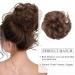 Voluminous Dark Brown & Light Auburn Hair Extensions - Versatile Hair Ties & Updos | 40g Ponytail & Dutt - Buy Online on SooperMarket.com