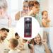 Calakono Soft Bamboo Toothbrush Set for Adults | 5 Black Charcoal Toothbrushes in Various Colors | Eco-Friendly Oral Care - Buy Online on SooperMarket.com