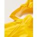 CareTec Unisex Kid's Waterproof Rain Jacket - Yellow (Size 128) - Fleece-Free PU Material - Buy Online on SooperMarket.com