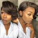 6 Inch 1B Human Hair Pixie Cut Wig for Black Women - Bilisar Short Pixie Wig - Buy Online on SooperMarket.com