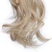 Silk-co 24inch Claw on Ponytail Hair Extensions Dark Blond&Bleach Blond Wavy Curly Hairpiece Pony Tail Wrap around Bonding 24inch (Pack of 1) Dark Blond&Bleach Blond - Buy Online on SooperMarket.com