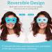 MIVORA Cooling Gel Mask for Puffy Eyes - Hot Cold Therapy for Migraine Headache, Dark Circles, and Sinus Pain - Reusable and Effective - Light Blue - Buy Online on SooperMarket.com