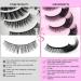 24 Pairs Handmade False Eyelashes | Wispy Fluffy Cat Eyelashes - Versatile Styles & Ultra-Comfortable for Everyday Glam - Buy Online on SooperMarket.com