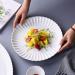 Serving Plates 8/10inch White Dinner Plates Ceramic Tableware Creative Western Steak Dishes Salad Bowl Kitchen Porcelain Serving Dishes for Appetizer Dinner and Desserts (Color : 10 inch Plate) - Buy Online on SooperMarket.com