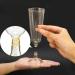 50 Pack Gold Glitter Plastic Champagne Flutes | 5.5 OZ | Disposable Glasses for Wedding & Party | Premium Toasting Flutes - Buy Online on SooperMarket.com