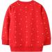 Girls Cotton Sweatshirt | Long Sleeve Pullover | Toddler Casual Jumper | Age 2-3 Years | Red - Buy Online on SooperMarket.com