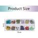 NICENEEDED 12 Colors Abalone Seashell Nail Art Flakes - Style 2 - Buy Online on SooperMarket.com