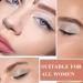 White Glitter Eyeshadow Stick Shimmer Durable Highlighter Eyeshadow Pencil Highly Pigmented Metallic Long Wear Waterproof Cream Eye Brightener Stick Eye Shadow Eyeliner Crayon Makeup Pen - Buy Online on SooperMarket.com