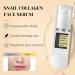 Snail Collagen Serum Snail Mucin Moisturiser Snail Protein Soft Beads Serum Facial Firming Hydrating Serum for Face with Snail Secretion Filtrate Reduce Wrinkles and Dark Spots - Buy Online on SooperMarket.com