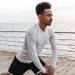 BALENNZ Men's Moisture Wicking UV Sun Protection Long Sleeve Tee - Heather Black/Blue/Dark Grey/Army Green - Size X-Large - Buy Online on SooperMarket.com