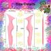 Reusable Silicone Winged Eyeliner Stencils - 5 in 1 Multi-Purpose Makeup Tool for Beginners - Pink - Buy Online on SooperMarket.com