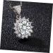 ABOOFAN 1pc Sun Petal Pendant Diamond Choker Necklace Rhienestone Necklace Crafts Making Material Alloy - Buy Online on SooperMarket.com