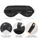 Haskirky Light Blocking Eye Mask Adjustable Breathable Eye Mask for Men and Women | Perfect for Travel, Yoga, and Meditation | Deep Sleep and Comfort | Black Stars Design - Buy Online on SooperMarket.com