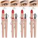 Magic Eyebrow Pencil-3D Waterproof Microblading Eyebrow Pencil Contouring Pen 4 Tipped Precise Brow Pen Magic Microblading Eyebrow Pen Natural Fine Stroke Microblading Eyebrow Pencil (Dark Coffee) - Buy Online on SooperMarket.com