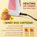 Honey Wax Roller Hair Removal Kit for Sensitive Skin | Soft Wax Warmer with 2 Cartridges, 10 Wipes, 100 Wax Strips - Pink - Buy Online on SooperMarket.com