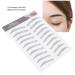 6D Waterproof Eyebrow Transfer Stickers - Professional Eyebrow Makeup Tool for Women & Girls | Black (BLACK-07) - International Shipping Available - Buy Online on SooperMarket.com