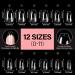 AILLSA 360PCS Ballerina Nail Tips & 15ML Nail Glue Set - Professional Nail Art Bundle - Buy Online on SooperMarket.com