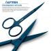 Nail Scissors Toenail Scissors Mustache Face Nose Ears Hair Care Beauty Cuticle Scissors Manicure Pedicure Sharp Curved Blades Professional Scissors for Men Women 3.7 - Buy Online on SooperMarket.com