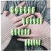 3set Detachable Long Coffin False Nails with Designs Press on Nails Wearable Fake Nail Decor Full Cover Art Tips - Buy Online on SooperMarket.com
