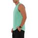 ODODOS Men's Muscle Shirt UPF 50+ Sleeveless Gym Tank Top Mint Green XXL Tall - Buy Online on SooperMarket.com