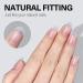 AILLSA Semi-Oval Nail Tips - 240 Pcs, Matte Soft Gel Pre-shaped Full Cover Acrylic Clear Fake Nails for Soak Off Extension - Short Oval 15 Sizes - Buy Online on SooperMarket.com