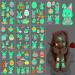 Easter Glow Temporary Tattoos - 73 Luminous Bunny Designs for Kids | Rabbit, Carrot, Eggs, Chick | Fun Party Favors - Buy Online on SooperMarket.com