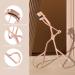 Larbois Eyelash Curler with 5 Refill Pads & Velvet Bag - Professional No Pinch, No Pain, No Pulling Eye Lash Curler for Perfect Curls in Seconds - Rose Gold - Buy Online on SooperMarket.com