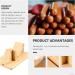 HOLIDYOYO 1pc Ham Cut Sausage Sausage Bratwurst Kitchen Cutting Tool Ham Guillotine Ground Sausage Italian Wood Sausage Metal Cutters Chopper Wooden Hot Dog - Buy Online on SooperMarket.com