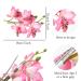8 Pack Artificial Orchid Flower Hair Clips - Tropical Floral Barrettes for Women - Wedding Bridal Hair Accessories - Buy Online on SooperMarket.com