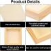 8 Pieces 6x6 Inch Square Unfinished Wood Panels for Painting & Drawing - Buy Online on SooperMarket.com