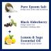 Dr Teal's Foaming Bath with Black Elderberry, Vitamin D & Essential Oils - 34 fl oz - Buy Online on SooperMarket.com