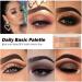 10 Colors Eyeshadow Palette with 6 Brushes - Matte, Shimmer, Glitter Eye Makeup Set - Long Lasting, High Pigment Formula for Natural Look - Buy Online on SooperMarket.com