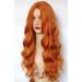 Long Ginger Red Curly Costume Wig | Synthetic Wavy 28 Wig for Women Halloween Costume - Wigbuy - Buy Online on SooperMarket.com
