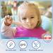 Okonkn 5-Piece Baby Bite Tube Set | BPA-Free Silicone Teething Rings for Boys & Girls (0-12 Months) - Safe Teething Aid - Buy Online on SooperMarket.com