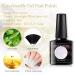 MEET ACROSS 6-Piece White Nail Polish Set - Milky White, Nude, Shimmer Glitter, Sheer Jelly Gel Colors - Buy Online on SooperMarket.com