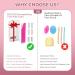 PELCAS Electric Dermaplaning Tool Kit with LED Light - Painless Mini Face Razor 6 Replaceable Blades 3 Speeds for Exfoliation & Hair Removal - Perfect for Women BV18-712 - Buy Online on SooperMarket.com