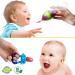 Gedebey Baby Fruit Pacifier Feeder - 3 Pack | Silicone Teethers & Feeding Spoon Set for Infants | Colorful Baby Food Forage Feeder - Buy Online on SooperMarket.com