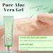Natural Aloe Vera Gel for Face Pure Aloe Vera Gel Aloevera Gel for Skin Soothing Aloe Vera Face Gel for Women & Men Aloe Vera After Sun Body Face Care for Sunburn Repair Scars Restoring 160g - Buy Online on SooperMarket.com