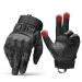 Neusky Men Tactical Gloves Own Shoes Summer Touchscreen Gloves Motorcycle Gloves MTB Gloves Outdoor Sport Gloves Ideal for Airsoft Military Paintball Schwarz-Pro L