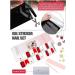 EBANKU Christmas Glitter Gel Nail Strips - Long Lasting & Waterproof Full Nail Wraps with Nail File, Wipes & Sealing - UV/LED Lamp Required (SDTRK18) - Buy Online on SooperMarket.com