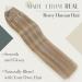 LAAVOO Microring Extensions - Real Hair Blond 50cm Cold Fusion Micro Loop Extensions (Ashblond #18/613) | 50g Package - Buy Online on SooperMarket.com