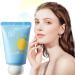 Trendyfave Sunscreen Spf 50 Face Moisturiser Sunscreen For Sensitive Skin Water Resistant & Non-Greasy Sunscreen Spf 50 UVA & UVB Protection Isolation Sunscreen With Hyaluronic Acid