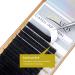 Lashview C-Bend 12mm 0.20 Strength Artificial Eyelash Extensions | Dense Natural Semi-Persistent | Professional Eye-Catching Applications - Buy Online on SooperMarket.com