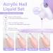 SAVILAND Acrylic Nail Kit - 100% Essential Oil 2oz Clear Powder Liquid Set & Nail Practice Mat - Professional DIY Nail Art for Beginners - Buy Online on SooperMarket.com
